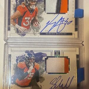 Denver Broncos Football Cards with Autographs